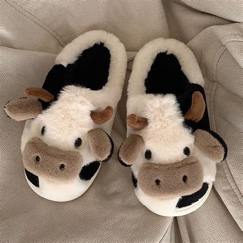 Free shipping. . Temu cow slippers